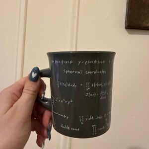 Andrew Marcus x fishs eddy grey math equation mug